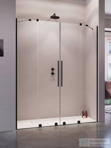 Radaway Furo DWD 150 zuhanyajtó, fekete 10108413-54-01+10111367-01-01
