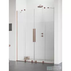   Radaway Furo DWD 200 zuhanyajtó, szálcsiszolt réz 10108538-93-01+10111492-01-01