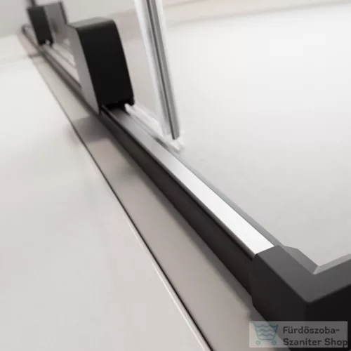 Radaway Furo PND II 110B balos kádparaván, fekete 10109588-54-01L+10112544-01-01