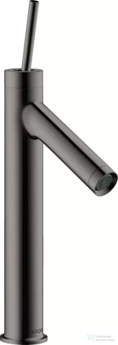 Hansgrohe AXOR STARCK 170 magasított mosdó csaptelep nem zárható leeresztővel, polírozott fekete króm 10123330