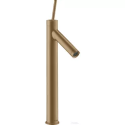   Hansgrohe AXOR STARCK 250 magasított mosdó csaptelep nem zárható leeresztővel, szálcsiszolt bronz 10129140