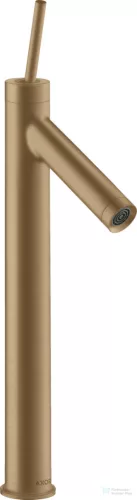Hansgrohe AXOR STARCK 250 magasított mosdó csaptelep nem zárható leeresztővel, szálcsiszolt bronz 10129140