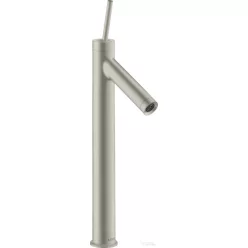   Hansgrohe AXOR STARCK 250 magasított mosdó csaptelep nem zárható leeresztővel, rozsdamentes acél hatású 10129800