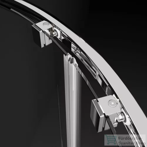 Radaway Premium Pro PDD 80Bx90J íves zuhanykabin, króm 1013000-01-01+1013400-01-01