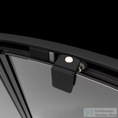 Radaway Premium Pro PDD 80Bx90J íves zuhanykabin, fekete 1013000-01-01+1013400-54-01