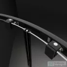 Radaway Premium Pro PDD 80Bx100J íves zuhanykabin, fekete 1013000-01-01+1013600-54-01