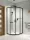 Radaway Premium Pro PDD 100Bx80J íves zuhanykabin, fekete 1013000-01-01+1013700-54-01