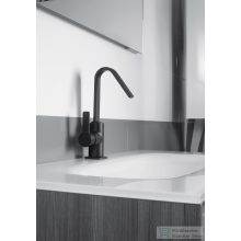   Bugnatese Morse mosdó csaptelep automata leeresztővel,matt fekete 1013NE