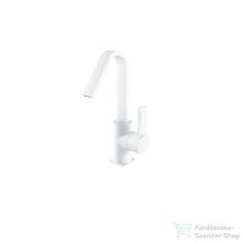   Bugnatese Morse mosdó csaptelep click-clack leeresztővel,matt fehér 1013SCBI