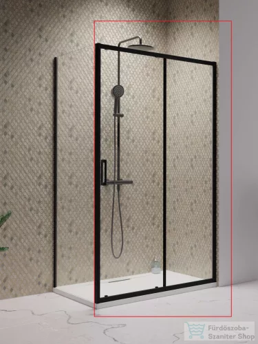 Radaway Premium Pro Black KDJ 110J zuhanykabin jobbos ajtó része, fekete 1015110-54-01R