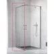 Radaway Premium Pro KDD 80B zuhanykabin balos ajtó része, króm 1017080-01-01L