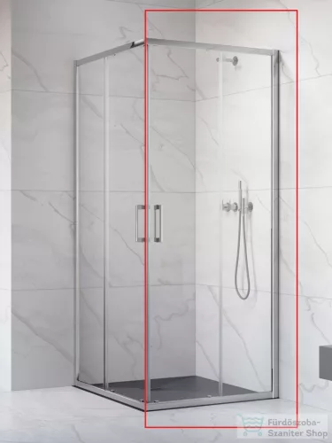 Radaway Premium Pro KDD 80J zuhanykabin jobbos ajtó része, króm 1017080-01-01R