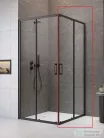 Radaway Premium Pro Black KDD 100J zuhanykabin jobbos ajtó része, fekete 1017100-54-01R