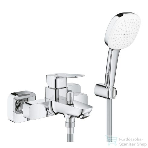 Grohe CUBEO egykaros kádtöltő csaptelep zuhanyszettel,króm 1018140000