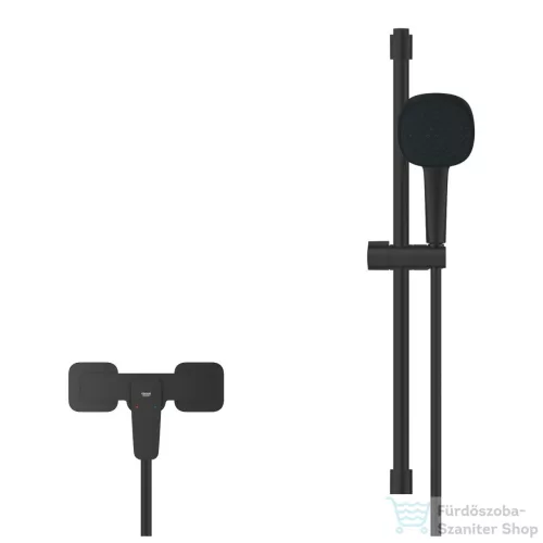 Grohe CUBEO zuhany csaptelep zuhanyszettel,matt fekete 1018252430