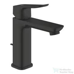   Grohe Dice Egykaros mosdócsaptelep 1/2″ M-es méret, automata leeresztővel, matt fekete 1018322430