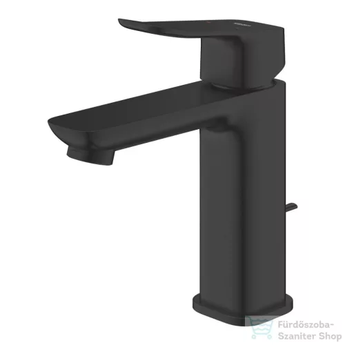 Grohe Dice Egykaros mosdócsaptelep 1/2″ M-es méret, automata leeresztővel, matt fekete 1018322430