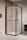 Radaway Alienta Black SD I 80x80 szögletes zuhanykabin, fekete profil 10191880-54-01