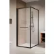 Radaway Alienta Black SD I 80x80 szögletes zuhanykabin, fekete profil 10191880-54-01