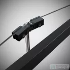 Radaway Alienta Black SD I 80x80 szögletes zuhanykabin, fekete profil 10191880-54-01