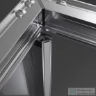 Radaway Alienta SD II 100x80 szögletes zuhanykabin, króm profil 10192180-01-01