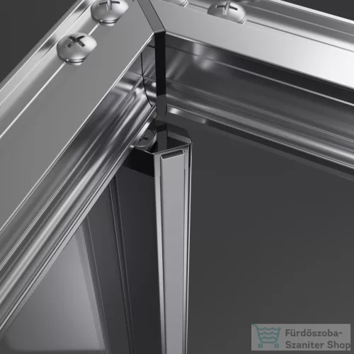 Radaway Alienta SD II 100x80 szögletes zuhanykabin, króm profil 10192180-01-01