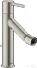 Hansgrohe Axor Starck egykaros bidé csaptelep automata leeresztővel, rozsdamentes acél hatású 10214800
