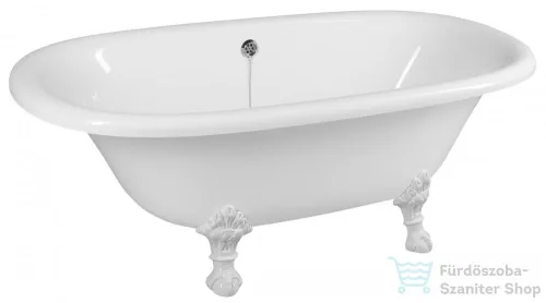 Sapho POLYSAN REGATA szabadonálló kád, 175x85x61cm, fehér lábak (10221)