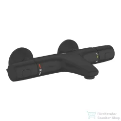   Grohe PRECISION TREND termosztátos kádtöltő csaptelep zuhanyszett nélkül,matt fekete 1022162432