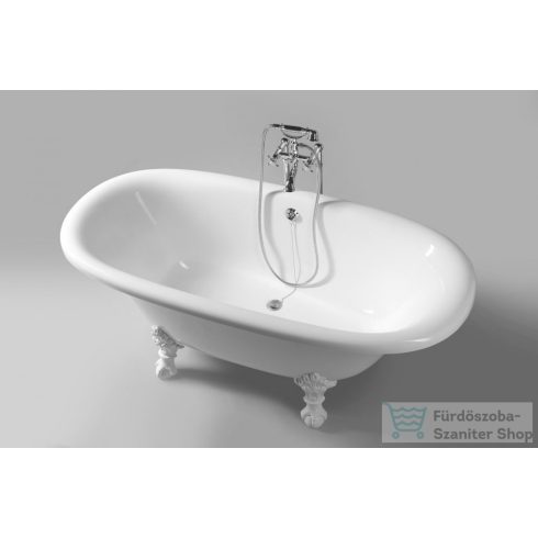 Sapho POLYSAN REGATA szabadonálló kád, 175x85x61cm, fehér lábak (10221)