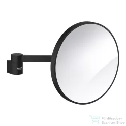   Grohe SELECTION kozmetikai tükör 7x nagyítással,Phantom Black 102279KF00