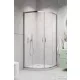 Radaway Alienta A 80x80 íves zuhanykabin, króm profil 10228080-01-01