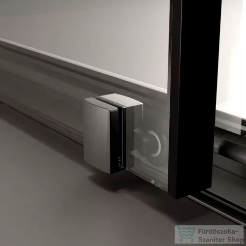 Radaway Alienta Black A 80x80 íves zuhanykabin, fekete profil 10228080-54-01