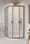Radaway Alienta Black A 90x90 íves zuhanykabin, fekete profil 10229090-54-01