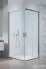 Radaway Alienta C 80x80 szögletes zuhanykabin, króm profil 10238080-01-01