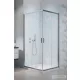 Radaway Alienta C 80x80 szögletes zuhanykabin, króm profil 10238080-01-01