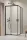 Radaway Alienta Black C 80x80 szögletes zuhanykabin, fekete profil 10238080-54-01