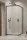 Radaway Alienta C 80x80 szögletes zuhanykabin, szálcsiszolt fegyvermetál profil 10238080-92-01