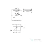 Grohe EURO CERAMIC 60x47 cm-es falra szerelhető mosdó Hyperclean bevonattal, csaplyuk nélkül, fehér 102417SH00