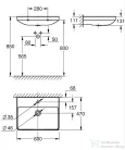 Grohe EURO CERAMIC 60x47 cm-es falra szerelhető mosdó Hyperclean bevonattal, túlfolyó nélkül, fehér 102418SH00