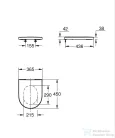 Grohe EURO CERAMIC Soft close WC ülőke, fehér 102501SH00