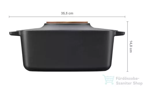 FISKARS Norden öntöttvas ovális lábas, fedővel (5 L) 1026567
