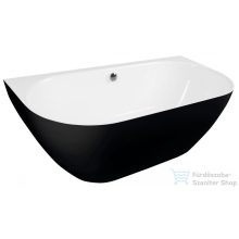   Sapho POLYSAN PAGODA szabadonálló kád, 170x85x55cm, fekete/fehér 10281