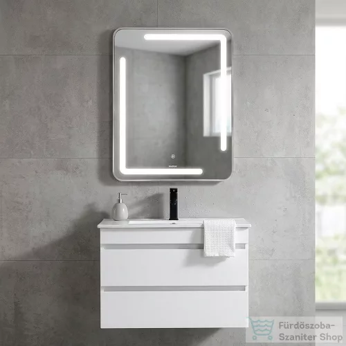 Leziter Padova 60 tükör jelenlétérzékelővel led világítással páramentesító funkcióval 60x80 cm 1029-6080
