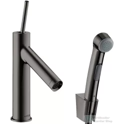   Hansgrohe Axor Starck Bidette szett DN15, szálcsiszolt fekete króm 10300340