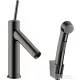 Hansgrohe Axor Starck Bidette szett DN15, szálcsiszolt fekete króm 10300340