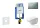 Geberit Kombifix falra szerelhető WC szett, Duravit D-Code rimless WC soft close ülőkével, Geberit Sigma 01 matt króm nyomólappal 10302005NH3