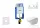 Geberit Kombifix falra szerelhető WC szett, Duravit D-Code rimless WC soft close ülőkével, Geberit Sigma 20 fehér/króm nyomólappal 10302005NH4