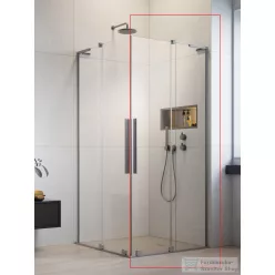   Radaway Furo SL KDD 90J zuhanykabin jobbos zuhanyajtó, szálcsiszolt króm 10305090-91-01R