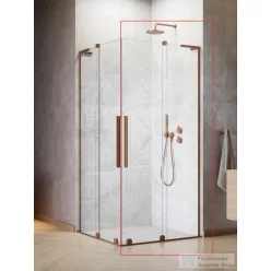   Radaway Furo SL KDD 90J zuhanykabin jobbos zuhanyajtó, szálcsiszolt réz 10305090-93-01R